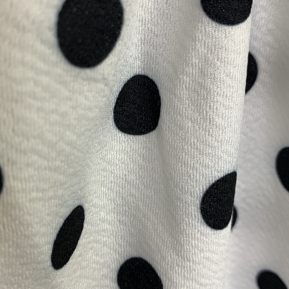 XL Black & white polka dot beach dress - Picture 6 of 10